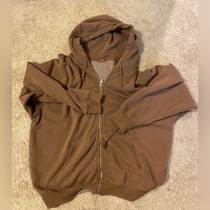 Brown oversized pacsun jacket